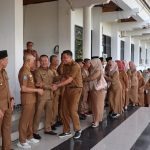 Bupati Gusnan, Apel Pagi Dan Halal Bihalal Bersama Jajaran Pemerintah Daerah Kabupaten Bengkulu Selatan