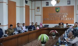 Sekda Sukarni, Hadiri Rakor Pengendalian Inflasi Dan Sosialisasi Inpres Secara Virtual Tentang Percepatan Pembentukan Koperasi Merah Putih