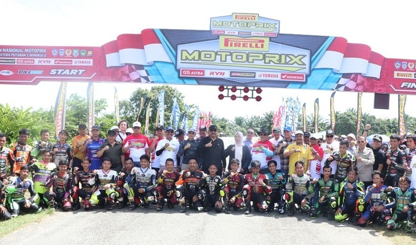 Gusnan Mulyadi Buka Kejurnas MotoPRIX Piala Presiden RI Region A Sumatera Putaran 1